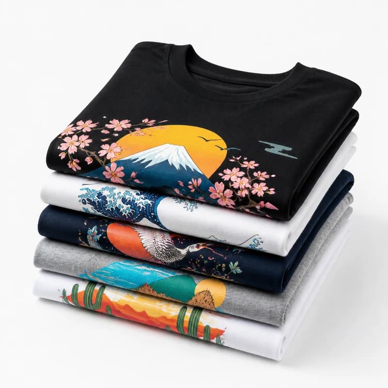 Custom printed t-shirts for a brand